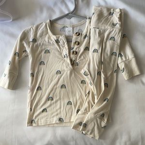 Lou Lou and company blue rainbow two piece set